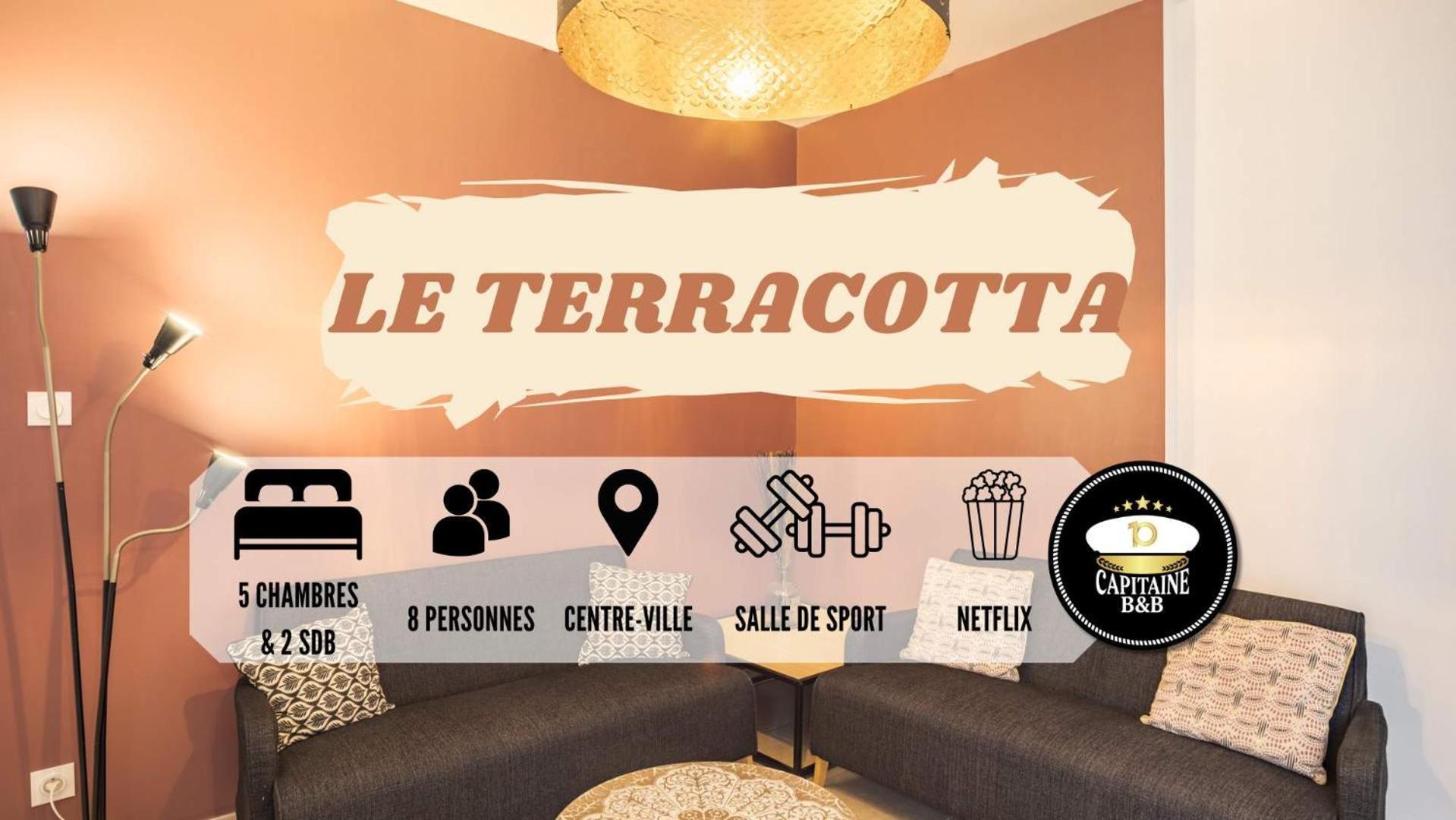 Le Terracotta Ideal Groupe Salle De Sport Parking Gratuit Troyes Bagian luar foto